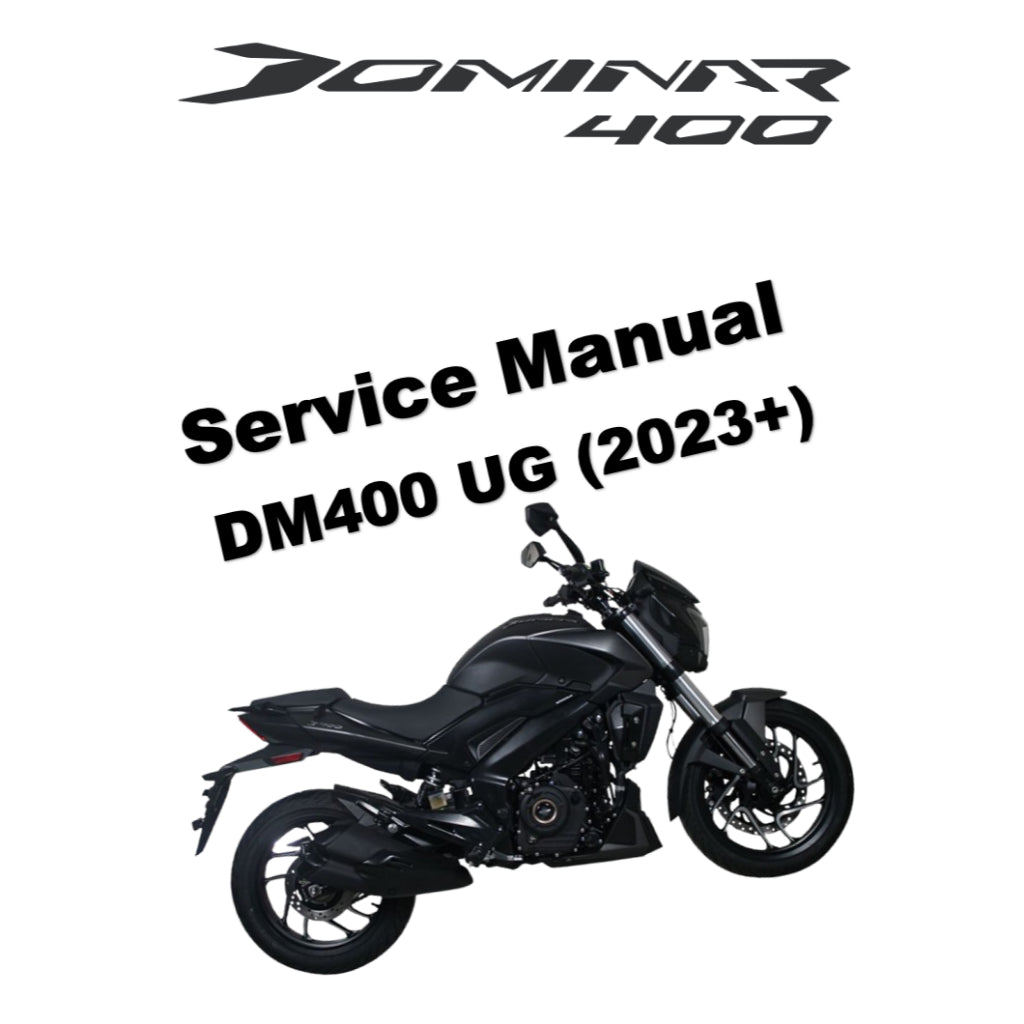 DOMINAR 400 DM400 UG (2023+) SERVICE WORKSHOP MANUAL + PARTS CATALOGUE + OWNER'S MANUAL