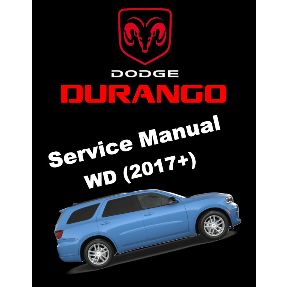 DODGE DURANGO WD (2017+) SERVICE WORKSHOP MANUAL