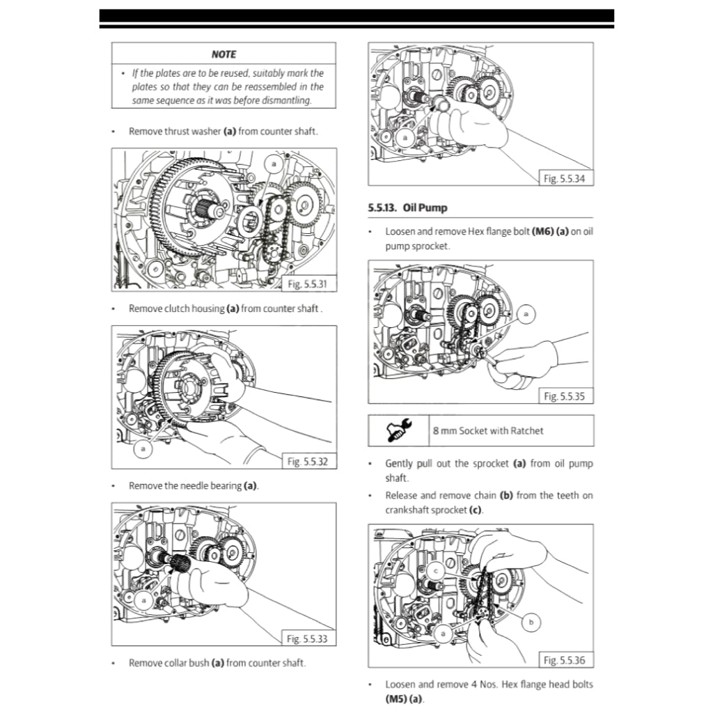 ROYAL ENFIELD INTERCEPTOR BEAR 650 (2024+) SERVICE WORKSHOP MANUAL + PARTS CATALOGUE + OWNER''S MANUAL
