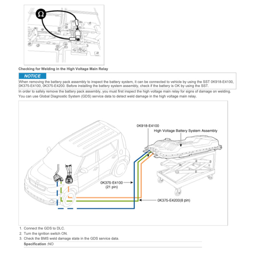 KIA E-SOUL EV (2015-2019) SERVICE WORKSHOP MANUAL