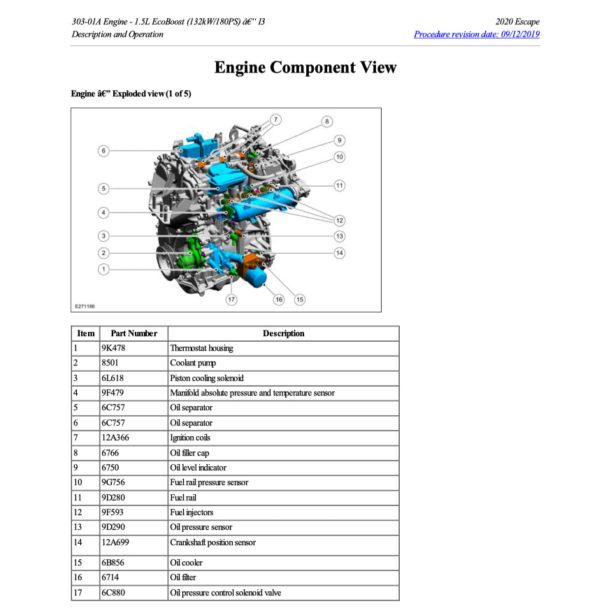 FORD KUGA MK3 C482 (2020+) SERVICE WORKSHOP MANUAL