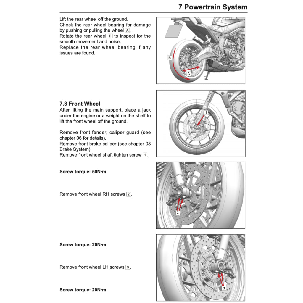 CFMOTO 675NK (2025+) SERVICE WORKSHOP MANUAL + PARTS CATALOGUE + OWNER'S MANUAL