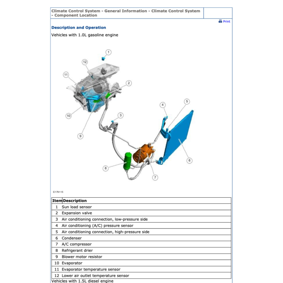 FORD TRANSIT COURIER (2014-2023) SERVICE WORKSHOP MANUAL