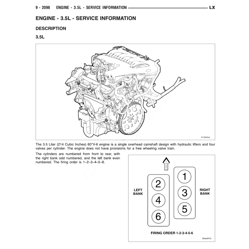 DODGE MAGNUM LX (2004-2008) SERVICE WORKSHOP MANUAL