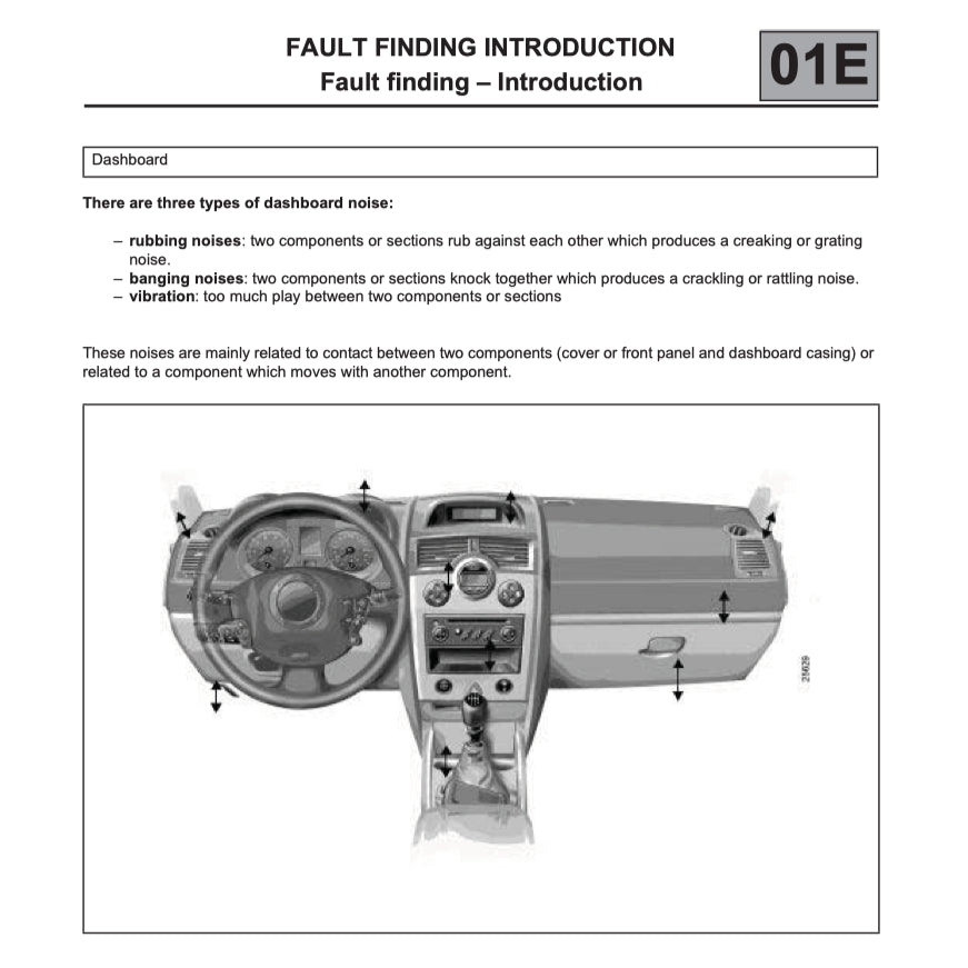 RENAULT CAPTUR J87 (2013-2019) SERVICE WORKSHOP MANUAL