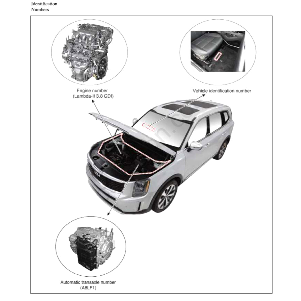 KIA TELLURIDE ON (2019+) SERVICE WORKSHOP MANUAL
