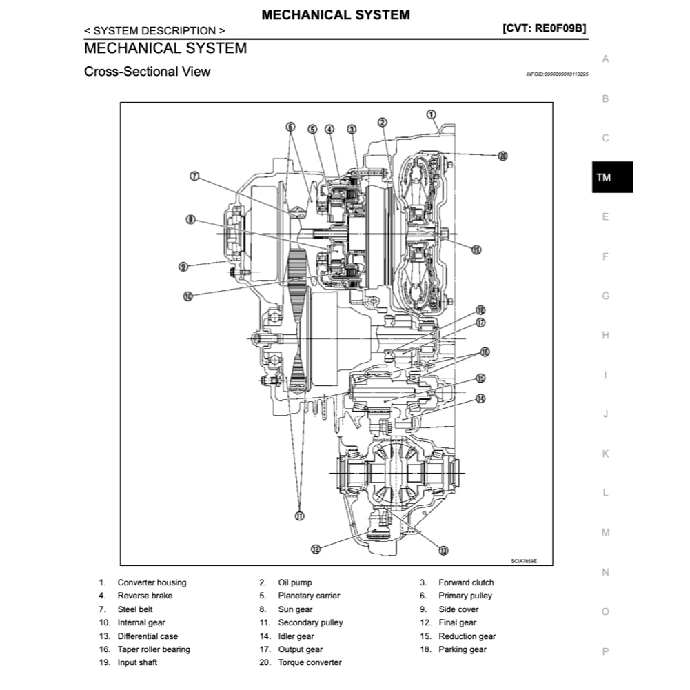 NISSAN MAXIMA A35 (2009-2015) SERVICE WORKSHOP MANUAL