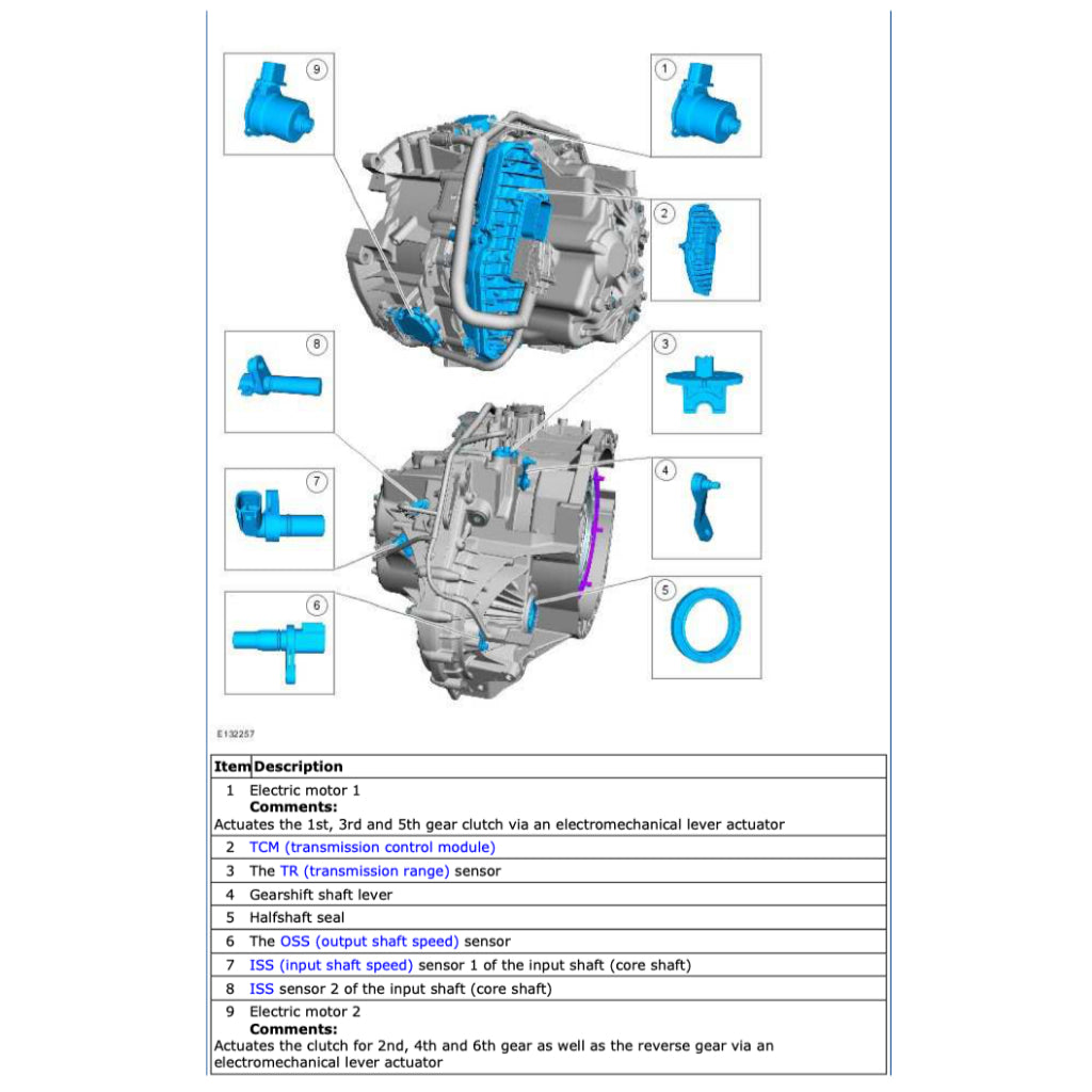 FORD B-MAX B232 (2012-2017) SERVICE WORKSHOP MANUAL