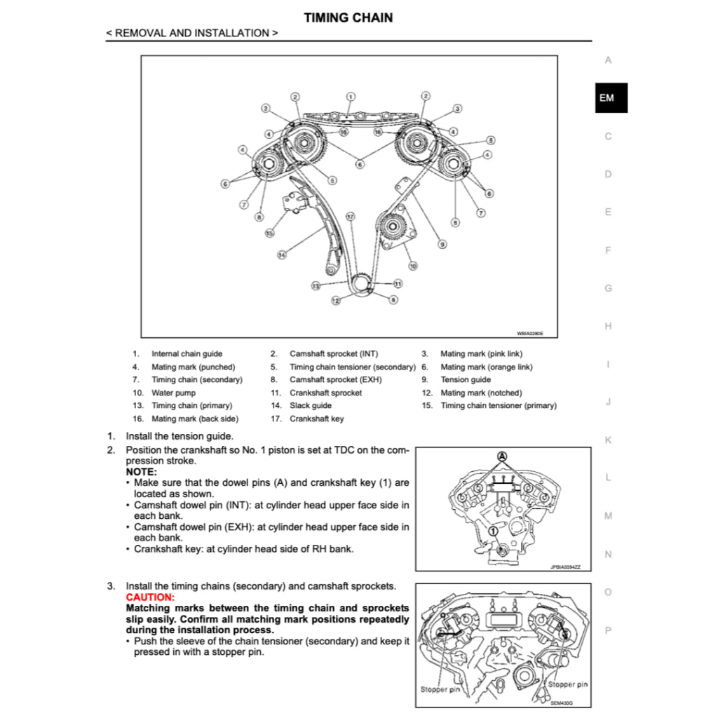 NISSAN MAXIMA A35 (2009-2015) SERVICE WORKSHOP MANUAL