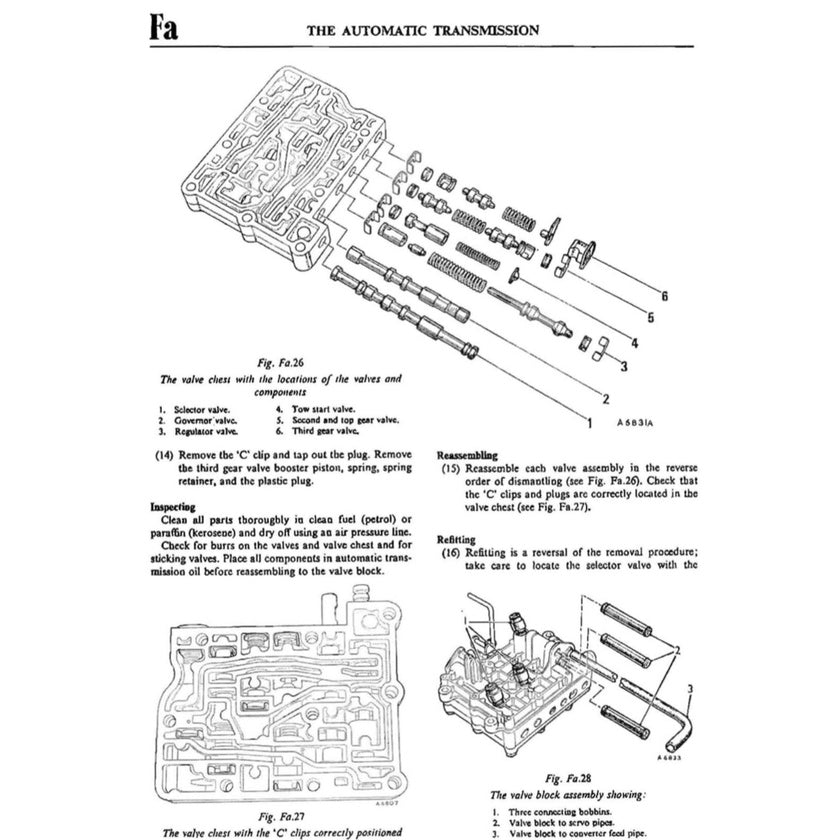 AUSTIN 1100 & 1300 (1962-1971) SERVICE WORKSHOP MANUAL