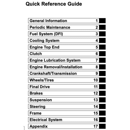 KAWASAKI ER-6n ER6n (2006-2016) SERVICE WORKSHOP MANUAL + PARTS CATALOGUE + OWNER'S MANUAL