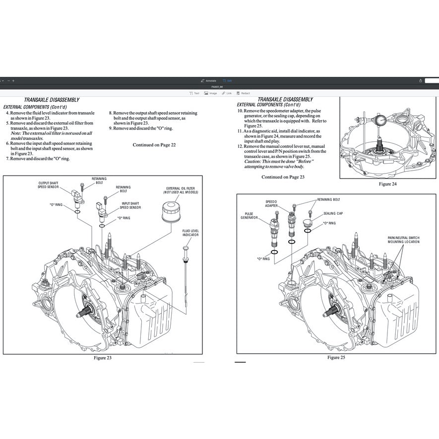 MITSUBISHI AUTOMATIC TRANSMISSION REPAIR MANUAL F4A3 F4A51 F5A51 KM-171 KM-175 KM-177 R451 V5A51 JF011E (CVT)