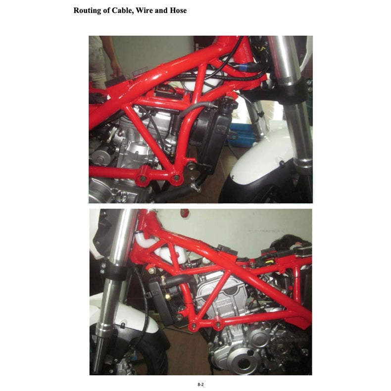 BENELLI TNT25 BN251 (2014-2017) SERVICE WORKSHOP MANUAL + PARTS CATALOGUE + OWNER'S MANUAL
