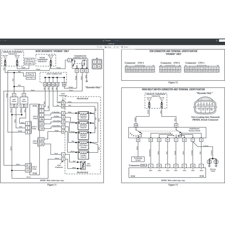 MITSUBISHI AUTOMATIC TRANSMISSION REPAIR MANUAL F4A3 F4A51 F5A51 KM-171 KM-175 KM-177 R451 V5A51 JF011E (CVT)