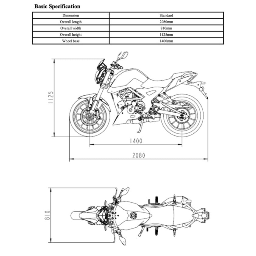 BENELLI TNT25 BN251 (2014-2017) SERVICE WORKSHOP MANUAL + PARTS CATALOGUE + OWNER'S MANUAL