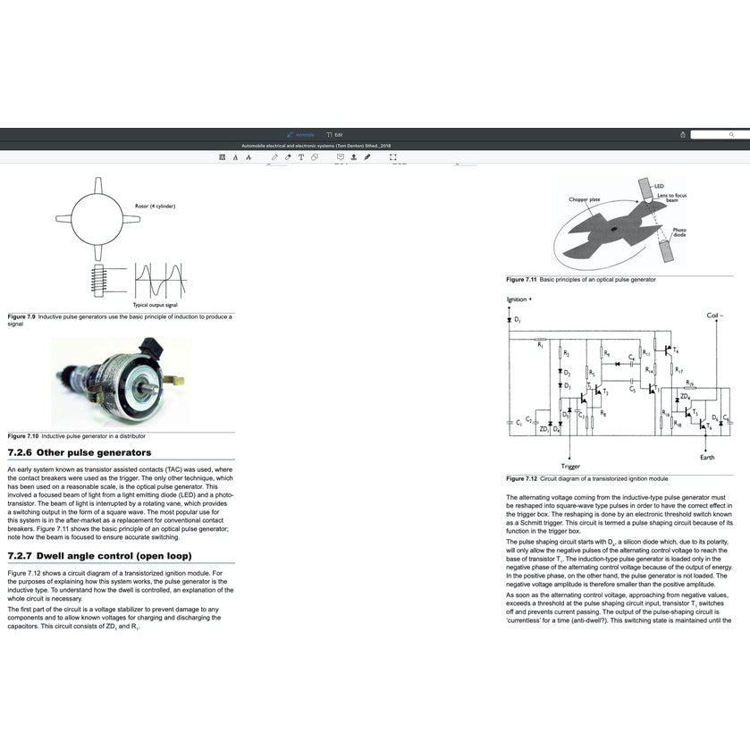 AUTOMOBILE ELECTRICAL AND ELECTRONIC SYSTEMS, 5th Edition, 2018 - TOM DENTON