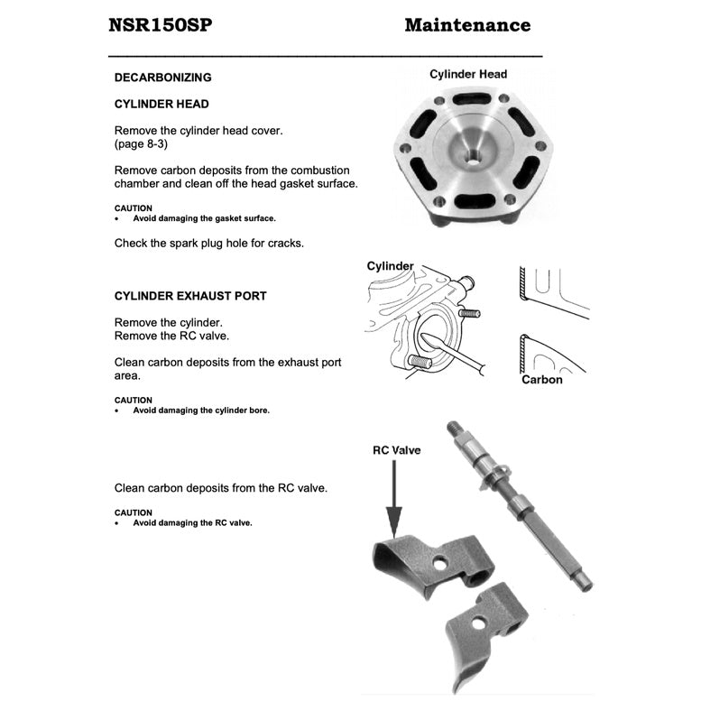 HONDA NSR 150SP (1997-2010) SERVICE WORKSHOP MANUAL + PARTS CATALOGUE + OWNER'S MANUAL - REPSOL REPLICA