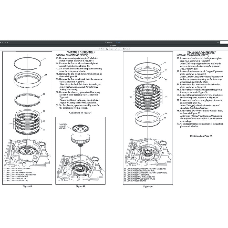 MITSUBISHI AUTOMATIC TRANSMISSION REPAIR MANUAL F4A3 F4A51 F5A51 KM-171 KM-175 KM-177 R451 V5A51 JF011E (CVT)