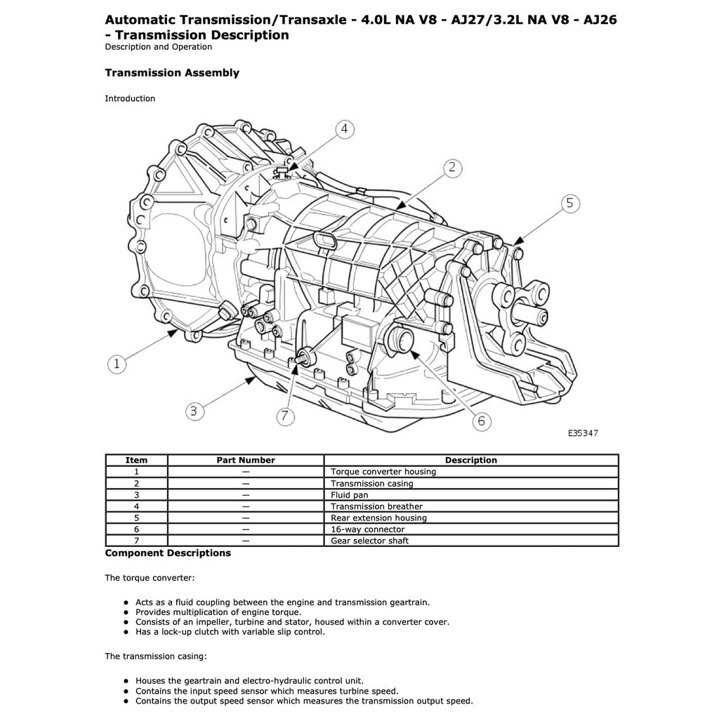 JAGUAR XJR X308 (1998-2003) SERVICE WORKSHOP MANUAL