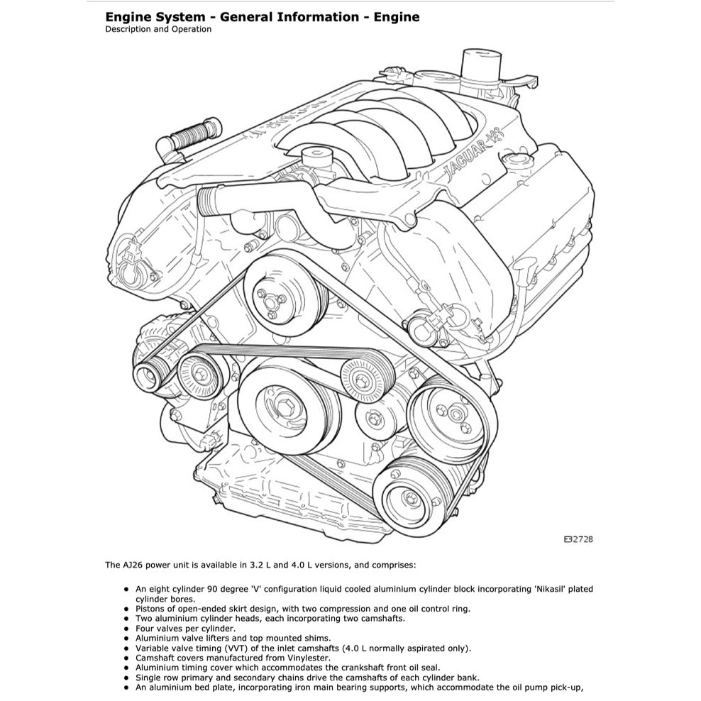 JAGUAR XJR X308 (1998-2003) SERVICE WORKSHOP MANUAL