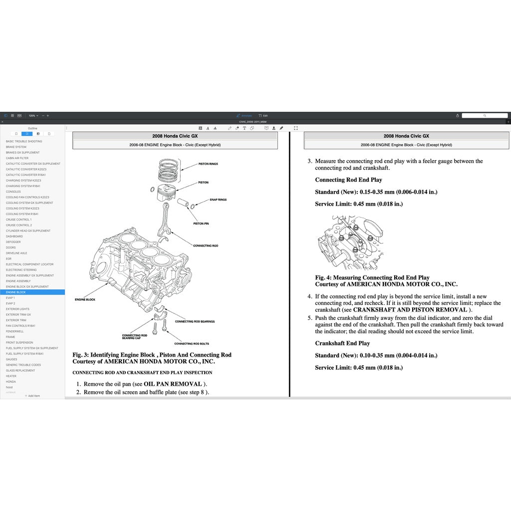 HONDA CIVIC 8 FD1 FD2, FD7, FA1, FG1, FG2, FA5, FN2 (2006-2011) SERVICE WORKSHOP MANUAL + PARTS CATALOGUE