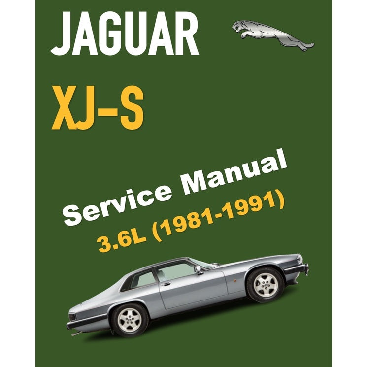 JAGUAR XJ-S(C) 3.6L (1981-1991) REPAIR OPERATION MANUAL (ROM)