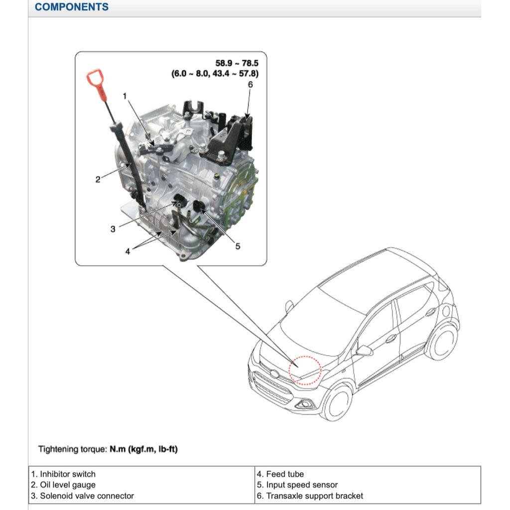 HYUNDAI i10 IA (2013-2022) SERVICE WORKSHOP MANUAL