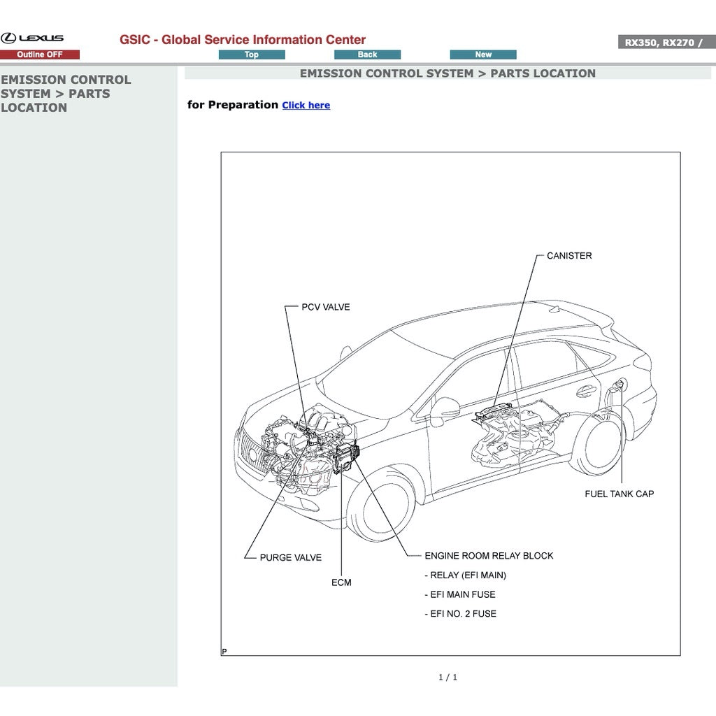 LEXUS RX270 AGL10 (2010-2015) SERVICE WORKSHOP MANUAL