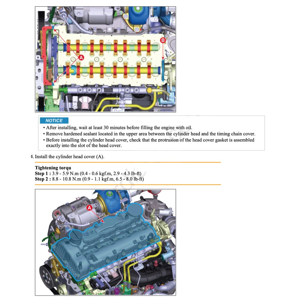 HYUNDAI ENGINE D4HB 2.2L "R" CRDI SERVICE REPAIR MANUAL