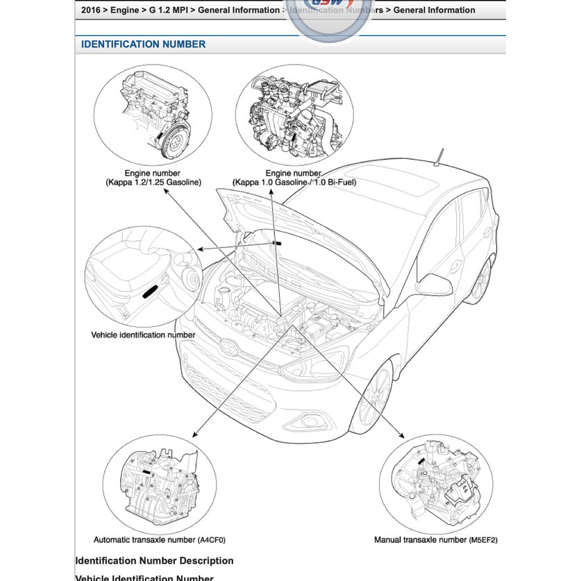 HYUNDAI i10 IA (2013-2022) SERVICE WORKSHOP MANUAL