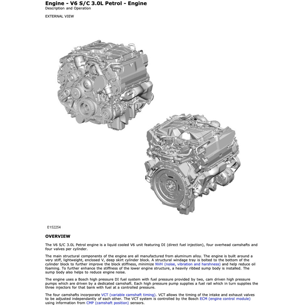 RANGE ROVER SPORT L494 (2013-2022) SERVICE WORKSHOP MANUAL