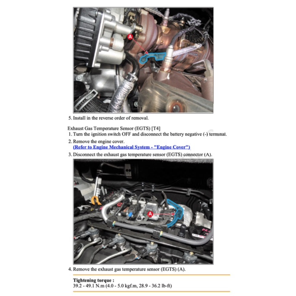KIA ENGINE D4HB 2.2L "R" CRDI SERVICE REPAIR MANUAL