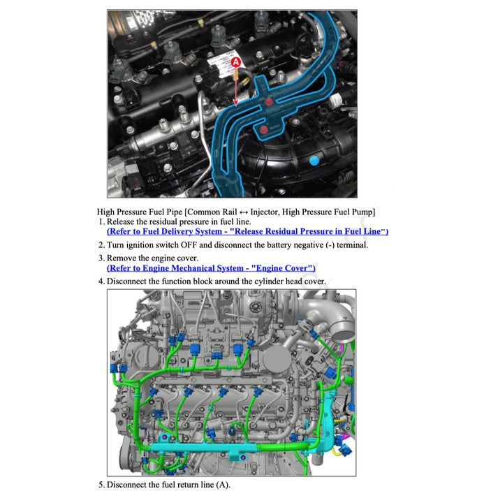 HYUNDAI ENGINE D4HB 2.2L "R" CRDI SERVICE REPAIR MANUAL