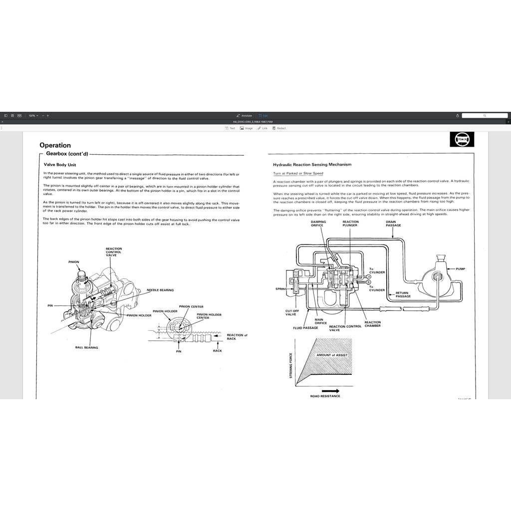 HONDA CIVIC 3 (1984-1987) SERVICE WORKSHOP MANUAL