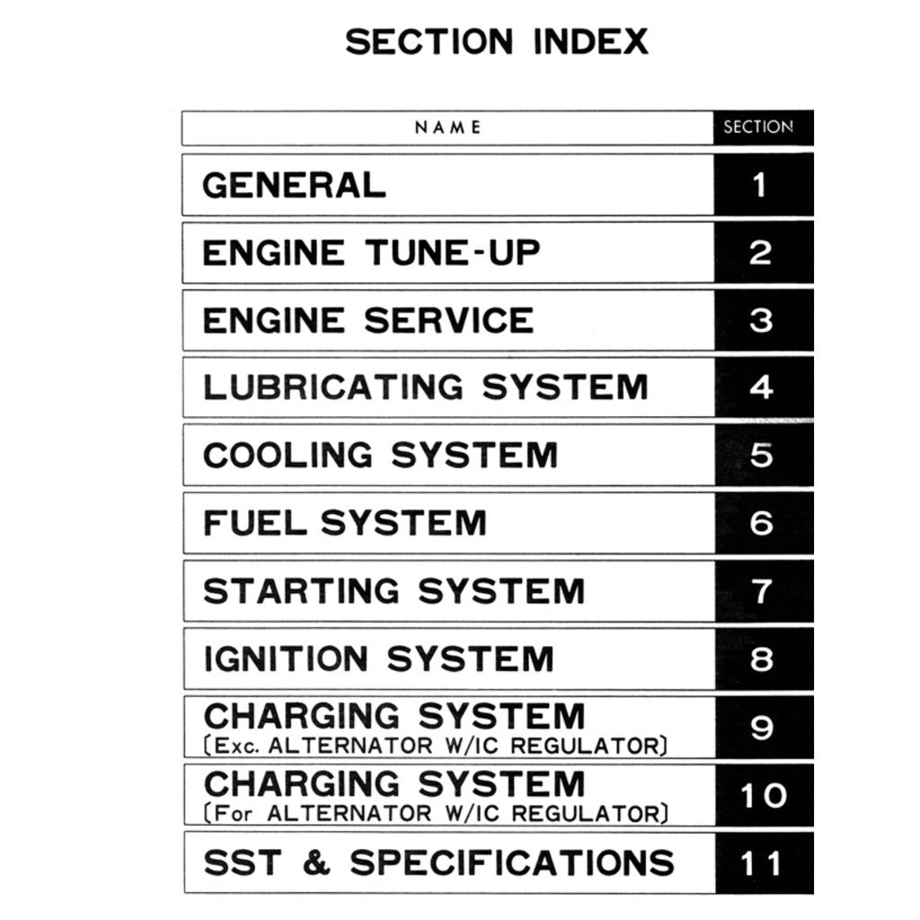[CLASSIC] TOYOTA "4M" ENGINE (1977-1986) REPAIR MANUAL