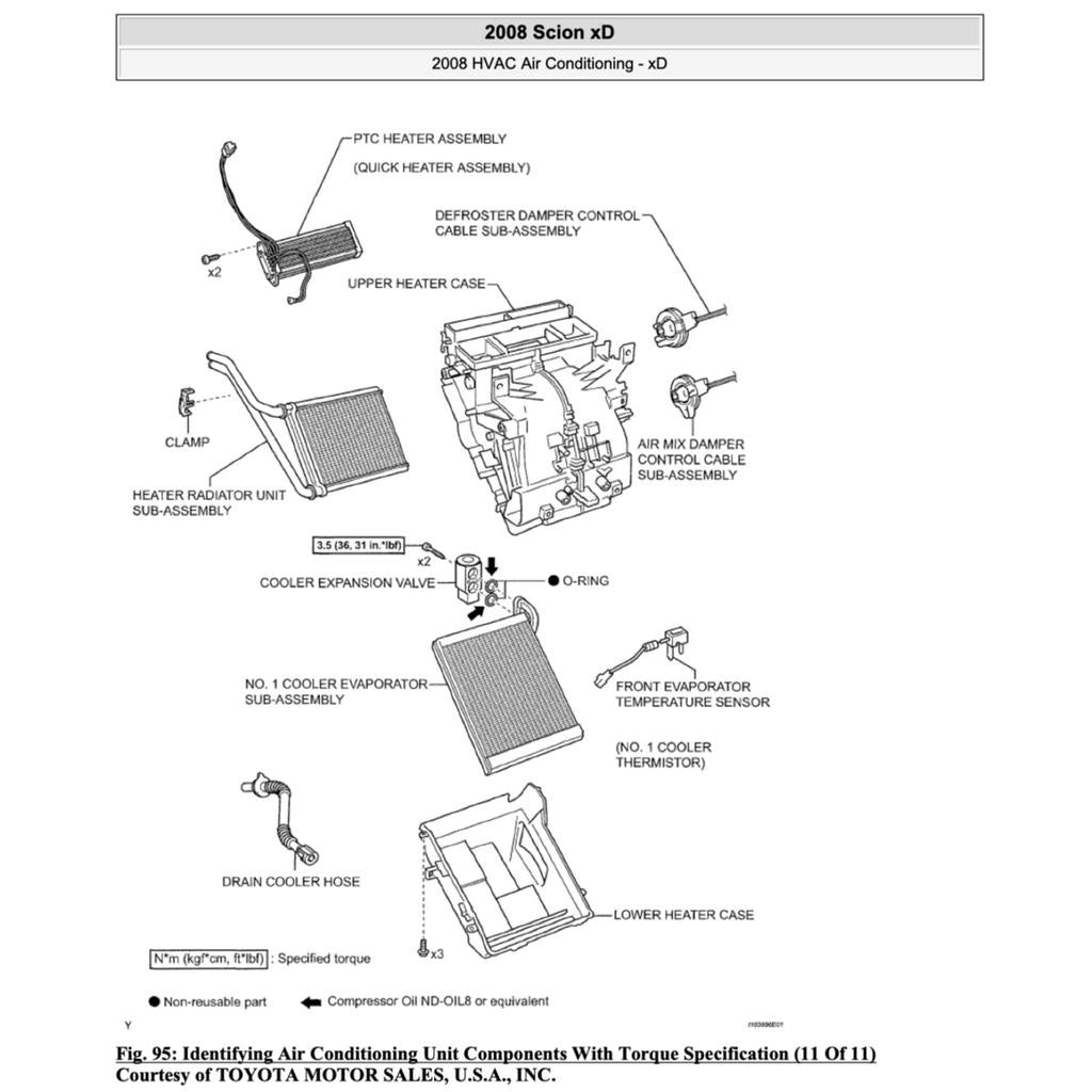 TOYOTA IST SCION XD ZSP110 (20078-2016) SERVICE WORKSHOP MANUAL