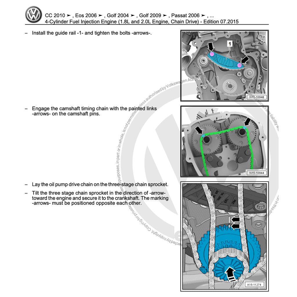 VW GOLF MK6 (2009-2013) SERVICE WORKSHOP MANUAL