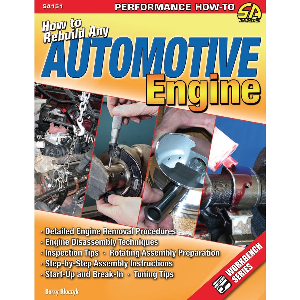 HOW TO REBUILD ANY AUTOMOTIVE ENGINE, Barry Kluczyk - SA151