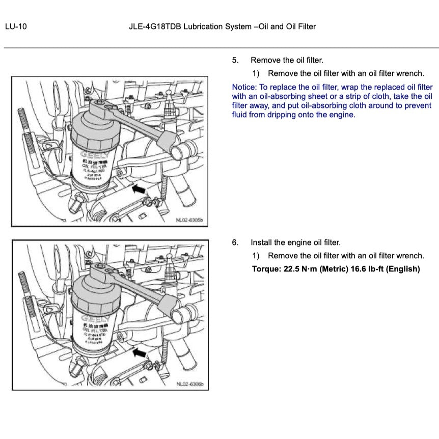 PROTON X70 (2019-2023) SERVICE WORKSHOP MANUAL WORKBOOK