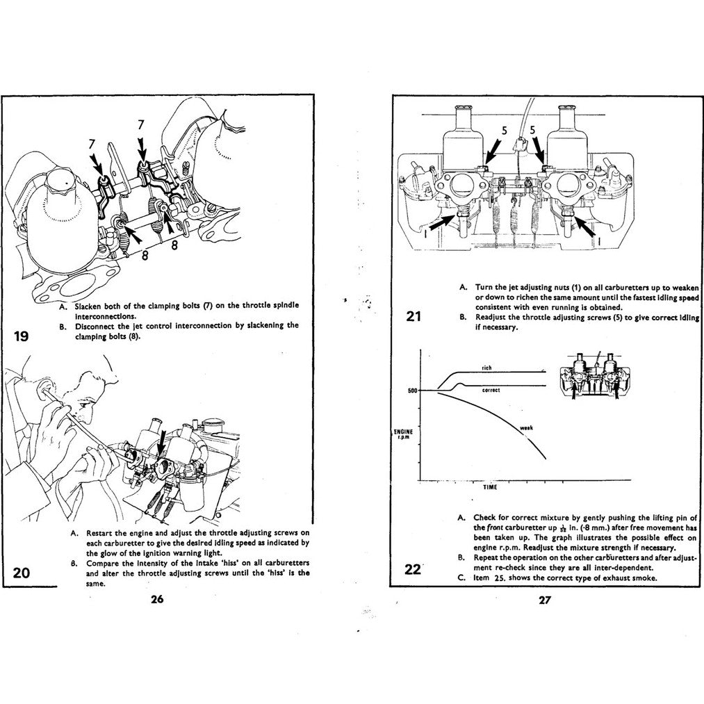 [CLASSIC] TWIN "SU" CARBURETTOR TUNING MANUALS / MINI / AUSTIN / MORRIS / MG / TRIUMPH / JAGUAR / VOLVO