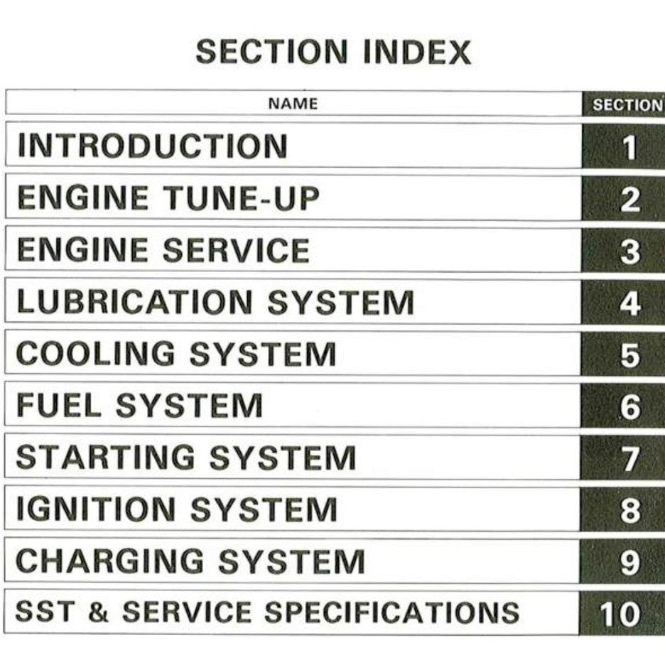 [CLASSIC] TOYOTA "F" SERIES ENGINE (1975-1988) REPAIR MANUAL