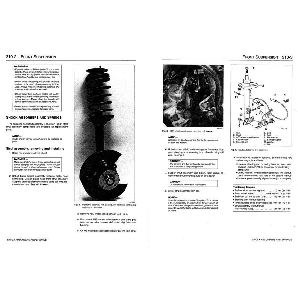 BMW 3 SERIES E36 (1992-1998) WORKSHOP SERVICE MANUAL