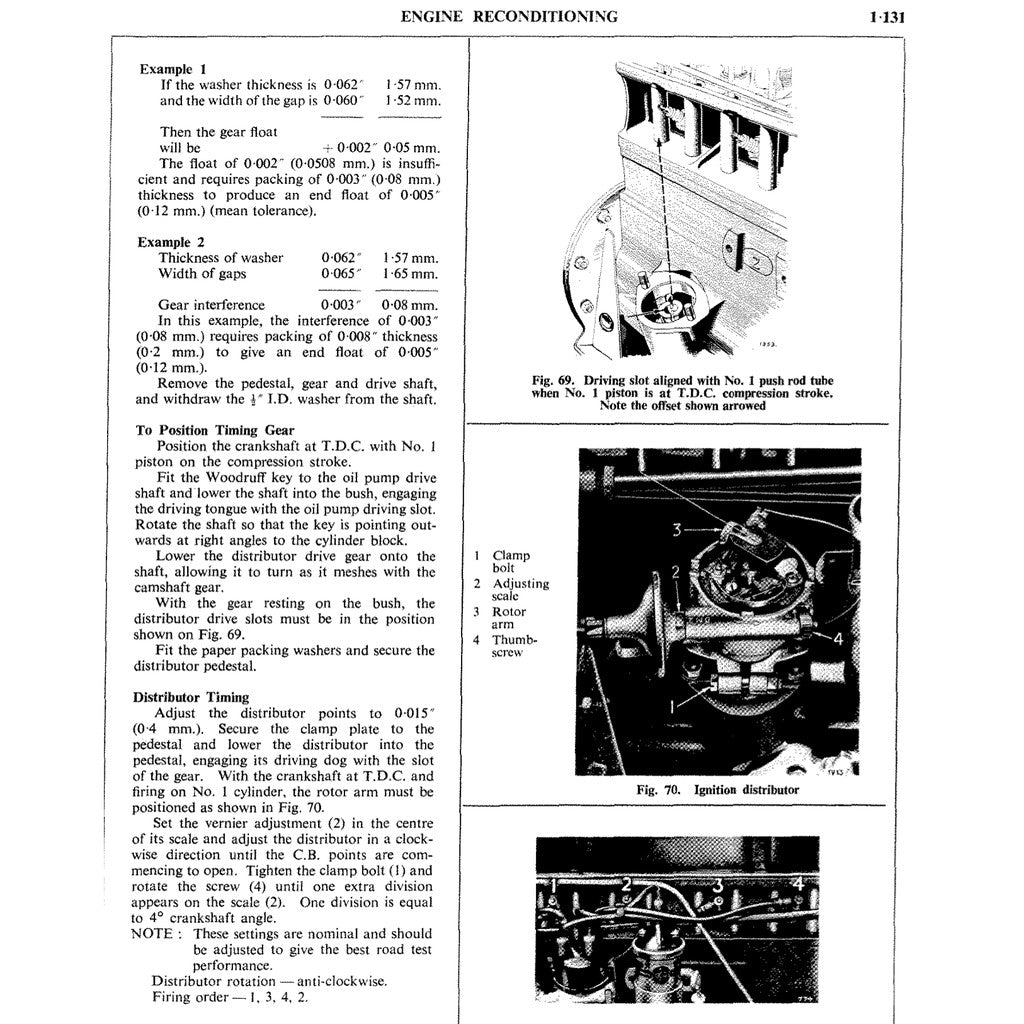 [CLASSIC] TRIUMPH TR4 /4A (1961-1967) SERVICE WORKSHOP MANUAL