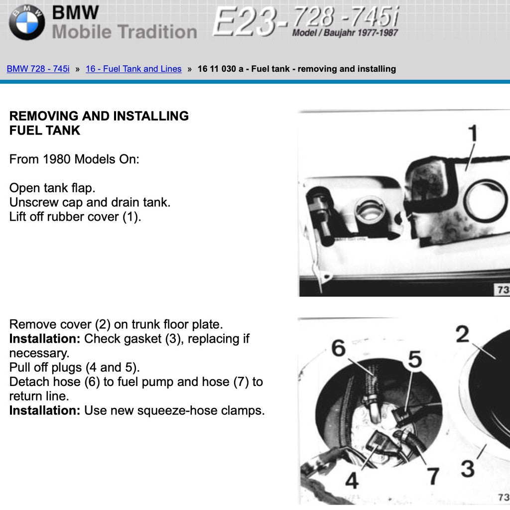 BMW 728-745i E23 (1977-1986) FACTORY SERVICE REPAIR WORKSHOP MANUAL