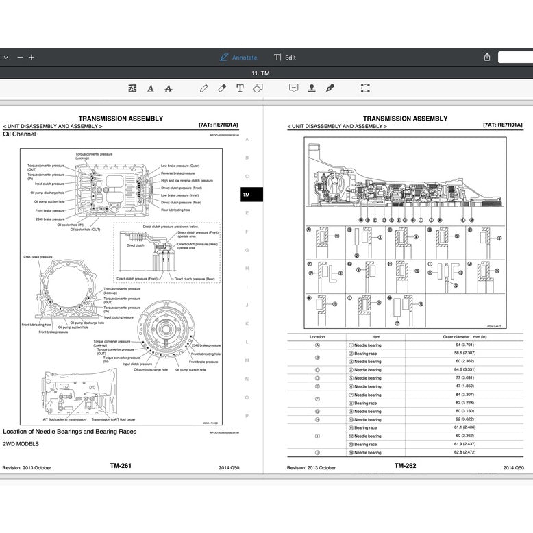 INFINITI Q50 (2014-2022) SERVICE WORKSHOP MANUAL