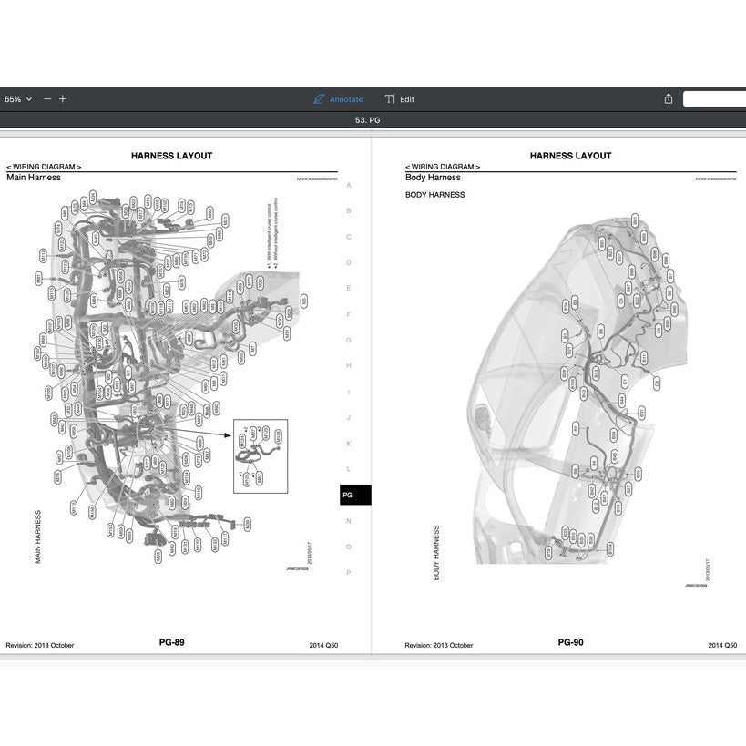 INFINITI Q50 (2014-2022) SERVICE WORKSHOP MANUAL