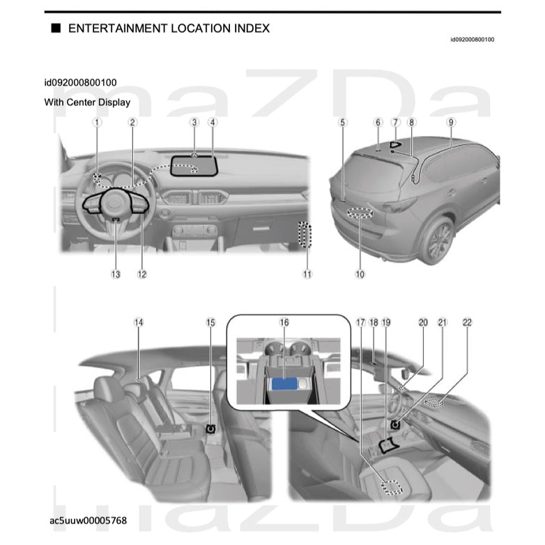 MAZDA CX-5 KF (2018-2022) SERVICE WORKSHOP MANUAL