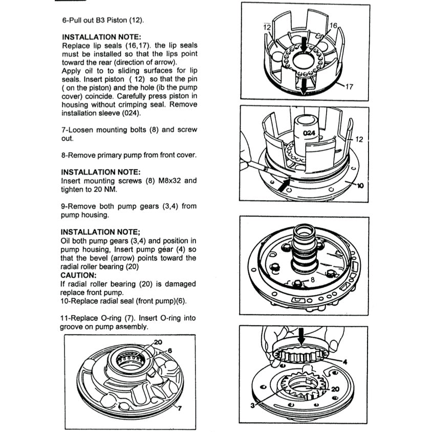MERCEDES BENZ/G-TRONIC AUTOMATIC TRANSMISSION 722.1/2/3/4/5/6 SERVICE REPAIR MANUAL
