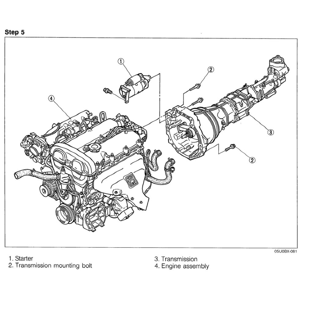 MAZDA MX-5 MIATA NA SERIES (1990) SERVICE WORKSHOP MANUAL