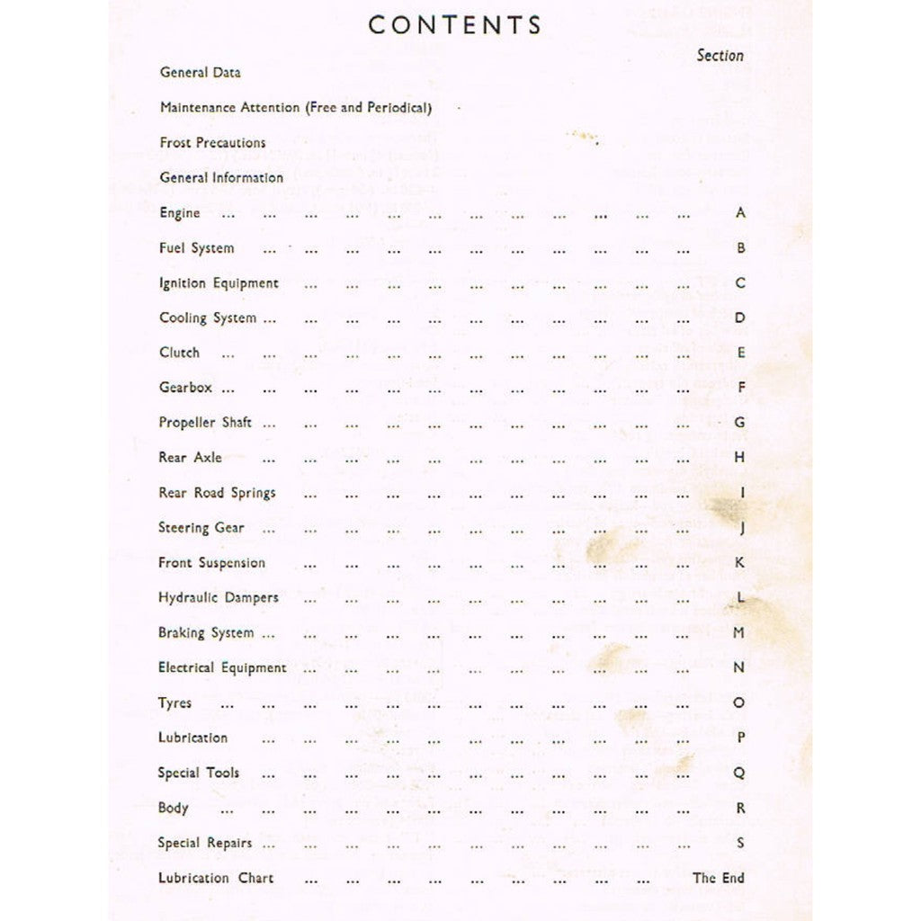 [CLASSIC] MORRIS MINOR "MM" SERIES SPLIT-SCREEN (1948-1952) SERVICE WORKSHOP MANUAL
